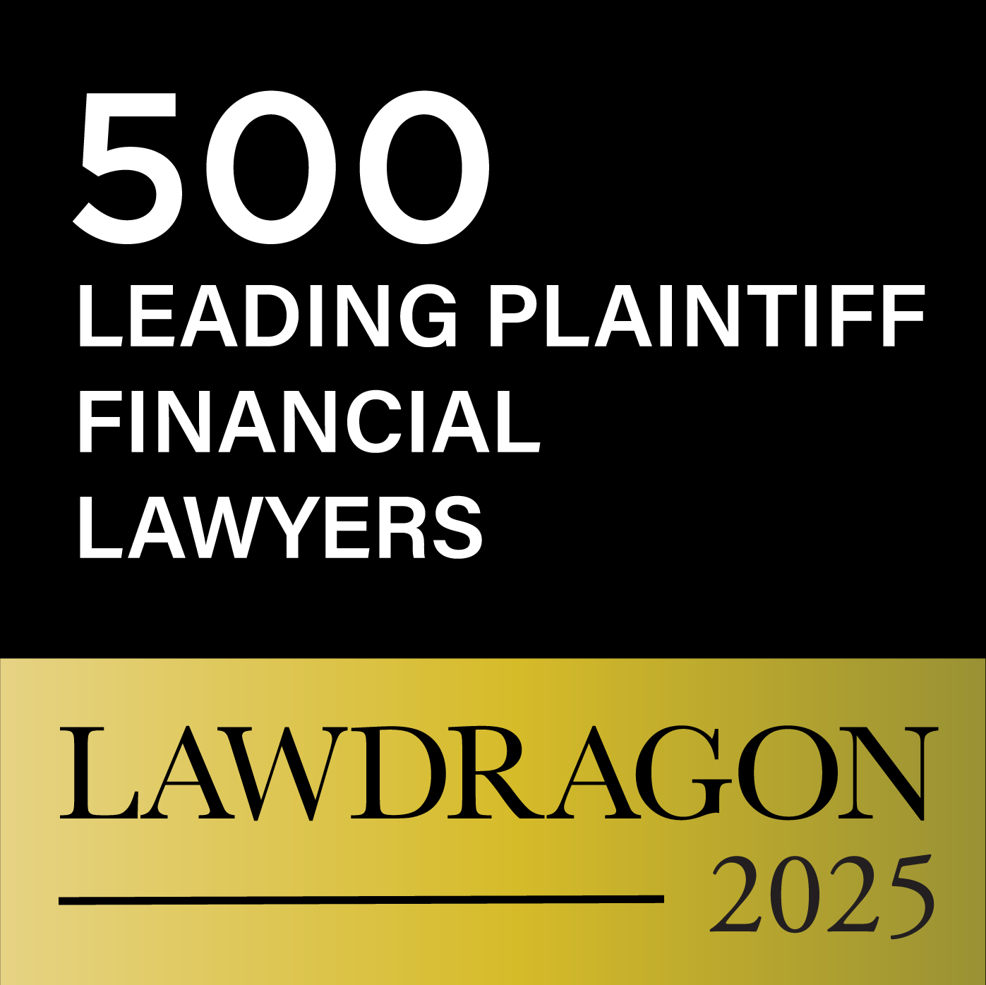 2025 Plaintiff Financial Badge
